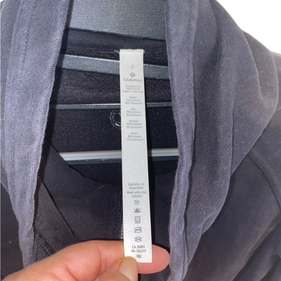 Lululemon Athletica Black zip up Radiant Jacket athleisure Loungewear activewear - Picture 7 of 14